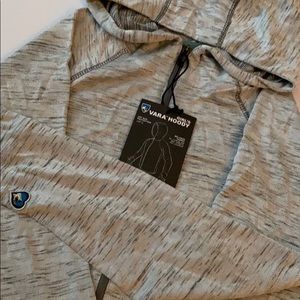 KUHL Vara Hoody girls size L(12) gray new